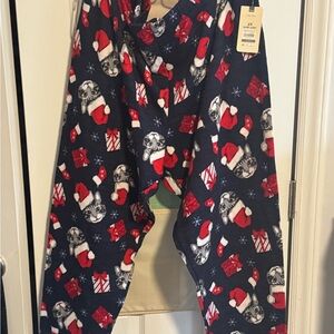 Holiday Cat Print Women's Leggings